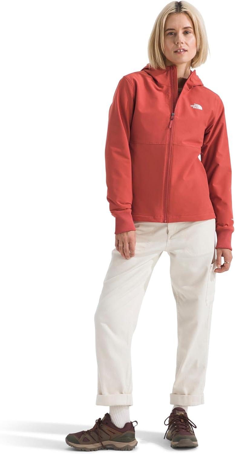imageTHE NORTH FACE Womens Shelbe Raschel Fleece Hooded Jacket Standard ampamp Plus Size Fleece Lining Wind ampamp Water ResistantMars Dust
