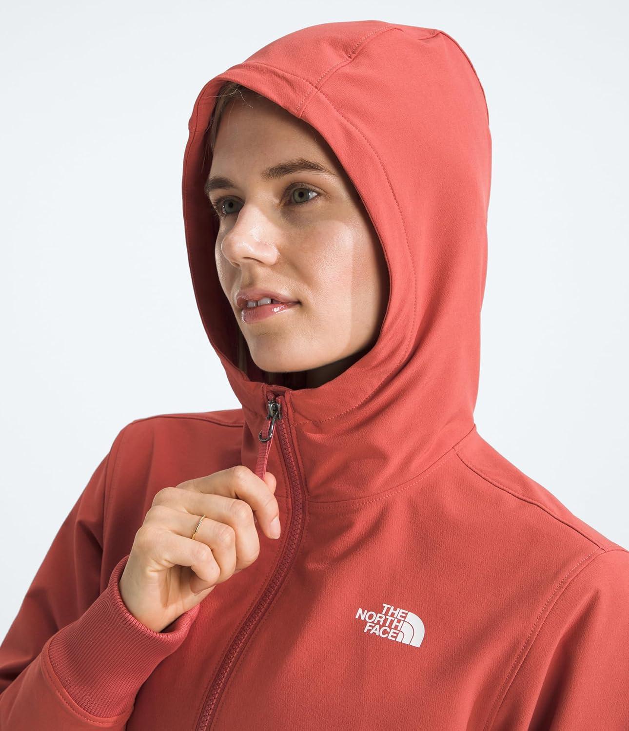 imageTHE NORTH FACE Womens Shelbe Raschel Fleece Hooded Jacket Standard ampamp Plus Size Fleece Lining Wind ampamp Water ResistantMars Dust