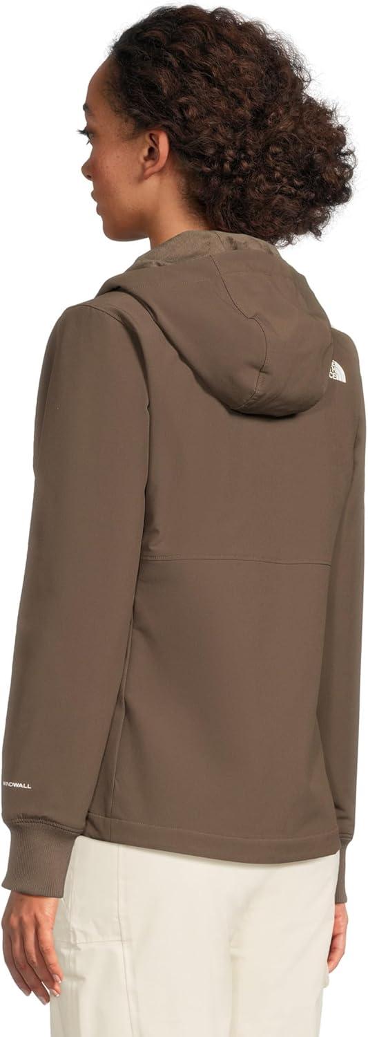 imageTHE NORTH FACE Womens Shelbe Raschel Fleece Hooded Jacket Standard ampamp Plus Size Fleece Lining Wind ampamp Water ResistantSmokey Brown