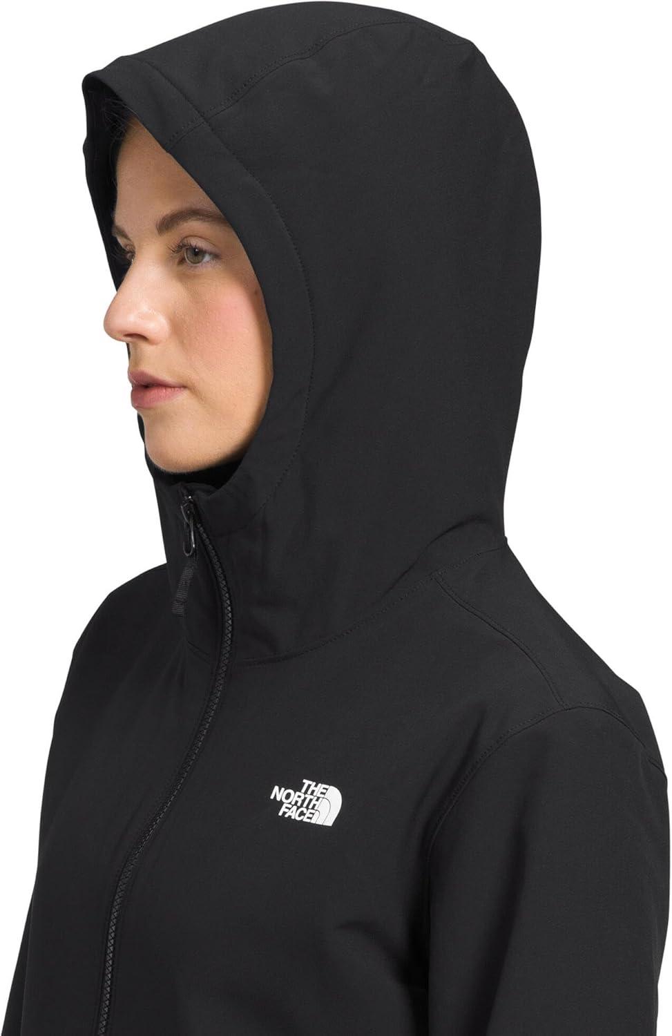 imageTHE NORTH FACE Womens Shelbe Raschel Fleece Hooded Jacket Standard ampamp Plus Size Fleece Lining Wind ampamp Water ResistantTnf Blacknpf