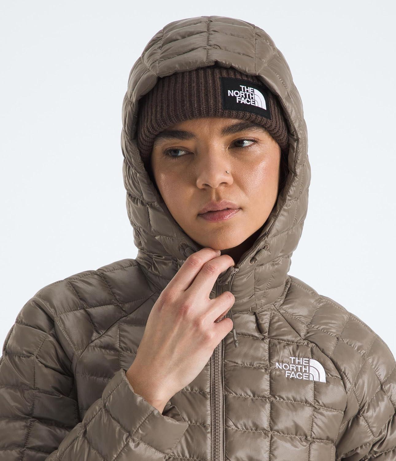 imageTHE NORTH FACE Womens Thermoball Hooded JacketMocha Brown
