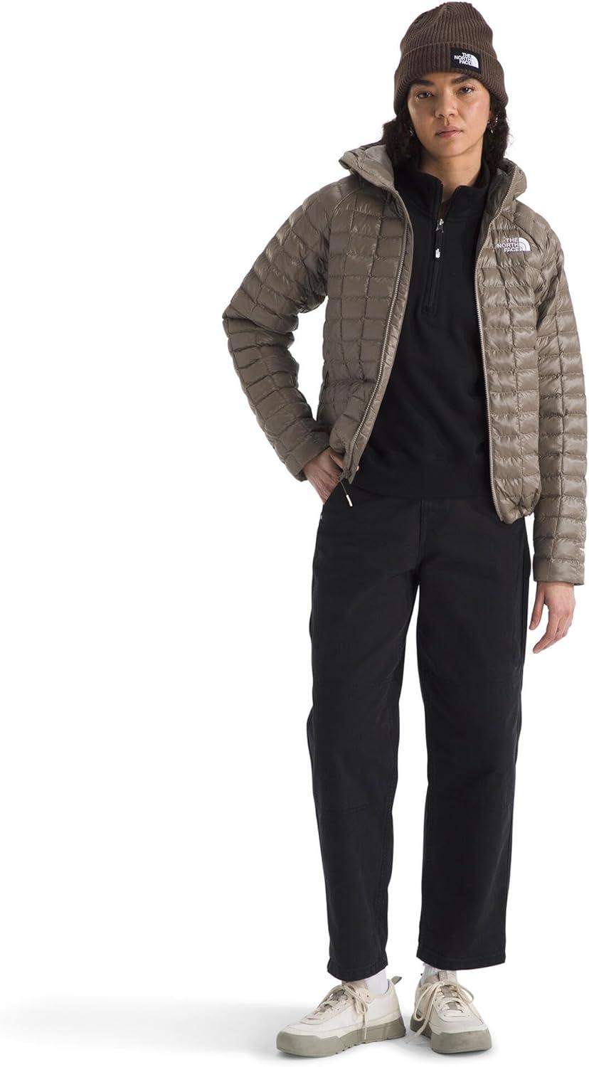 imageTHE NORTH FACE Womens Thermoball Hooded JacketMocha Brown