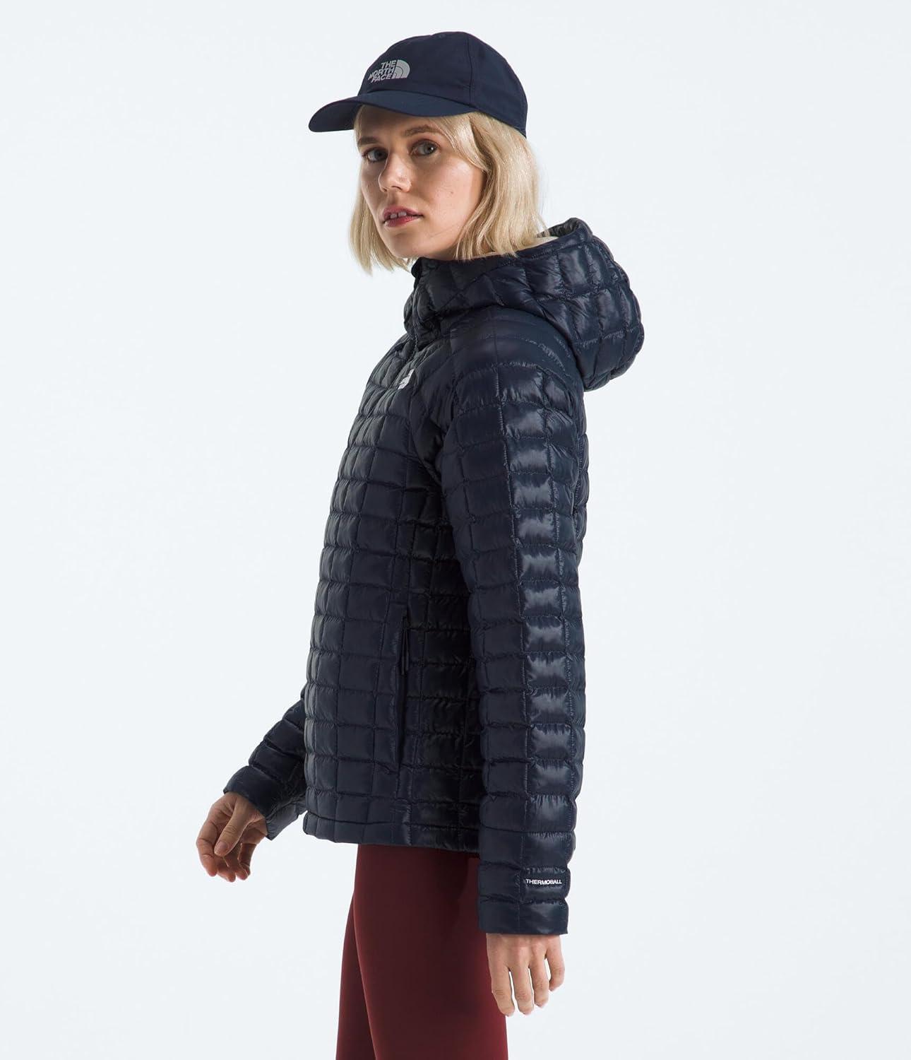 imageTHE NORTH FACE Womens Thermoball Hooded JacketSummit Navy