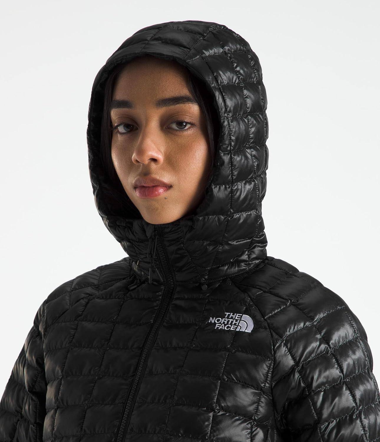 imageTHE NORTH FACE Womens Thermoball Hooded JacketTnf Black