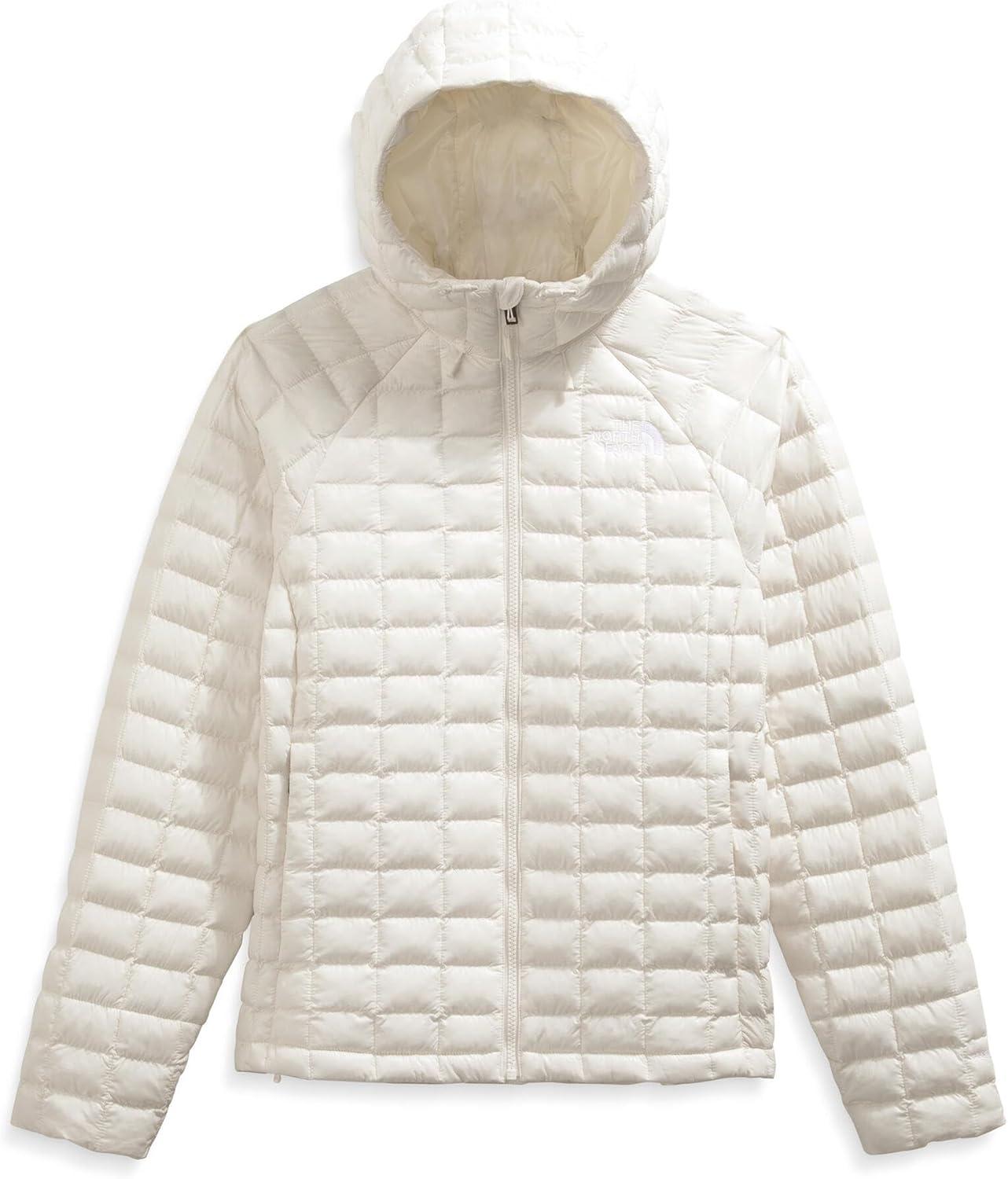 imageTHE NORTH FACE Womens Thermoball Hooded JacketWhite Dune