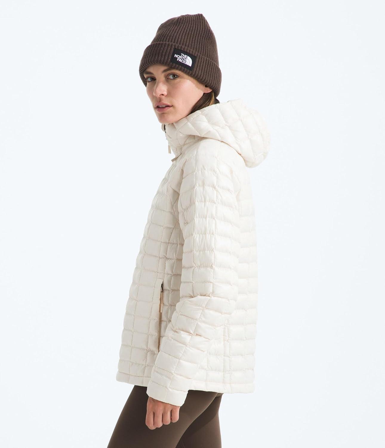 imageTHE NORTH FACE Womens Thermoball Hooded JacketWhite Dune