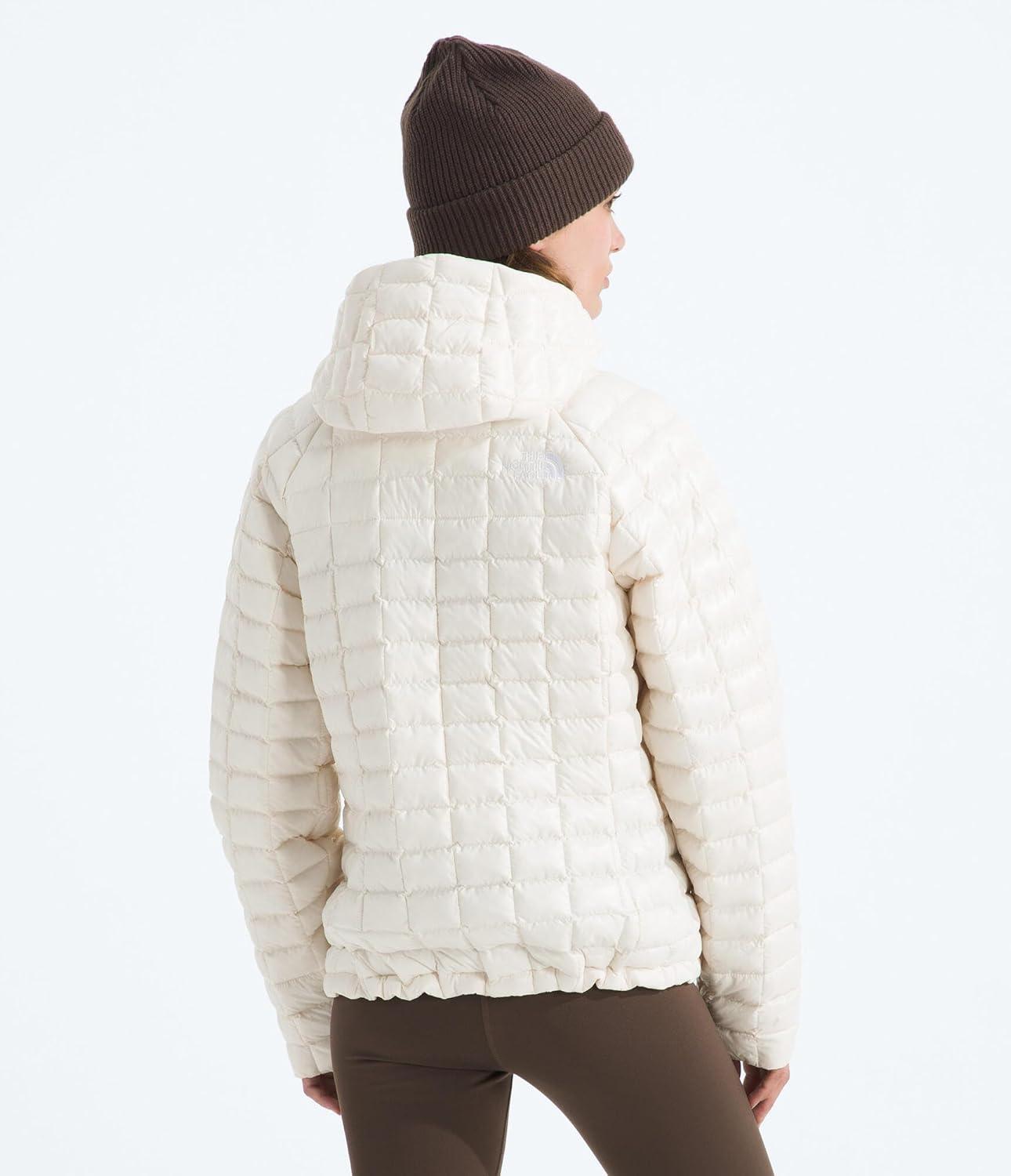 imageTHE NORTH FACE Womens Thermoball Hooded JacketWhite Dune