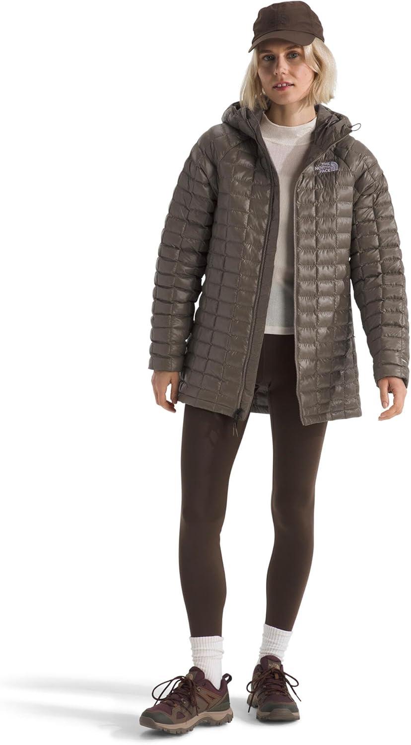imageTHE NORTH FACE Womens Thermoball Hooded Parka Standard ampamp Plus Size High Loft Insulation Wind ampamp Water ResistantMocha Brown