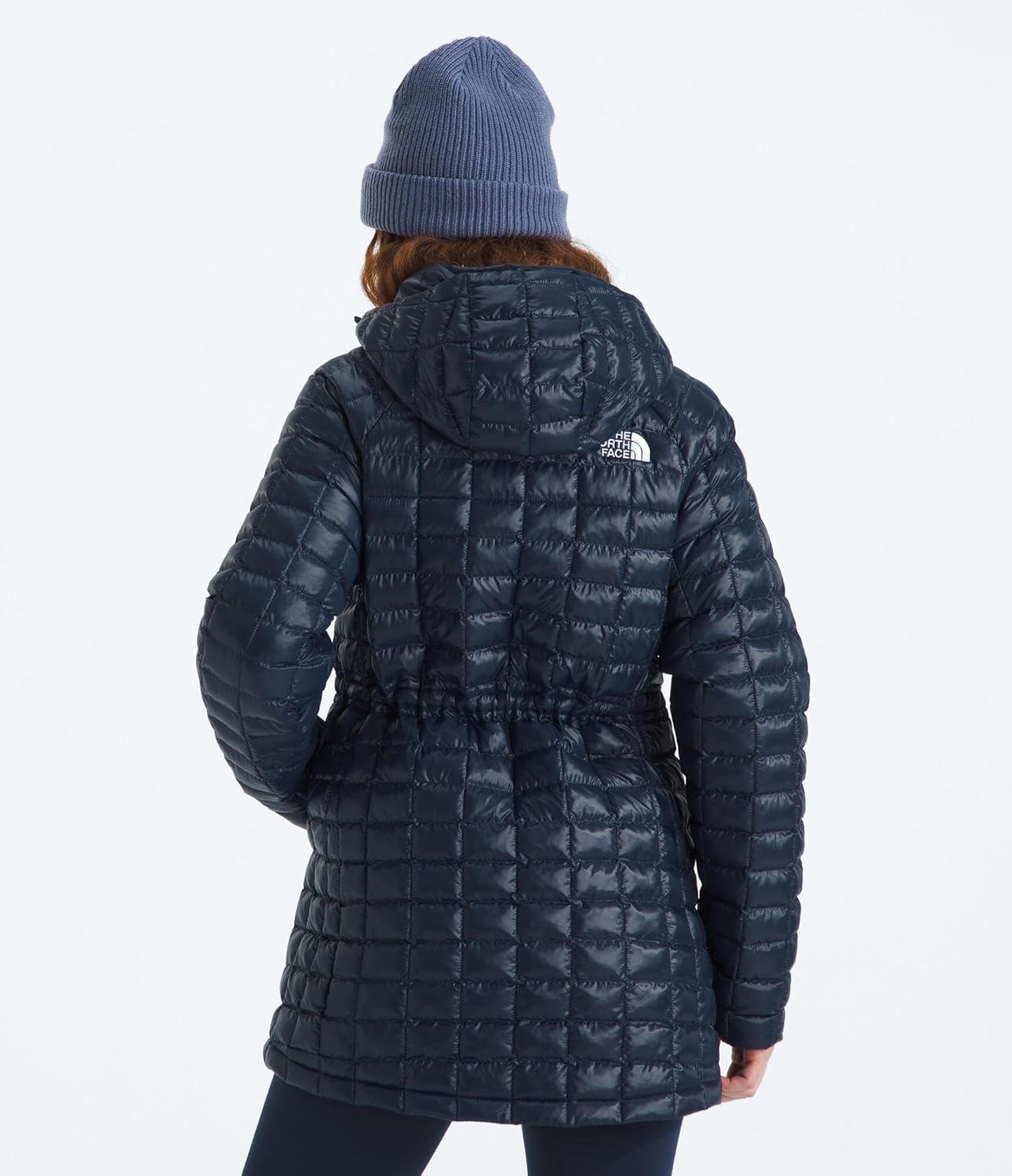 imageTHE NORTH FACE Womens Thermoball Hooded Parka Standard ampamp Plus Size High Loft Insulation Wind ampamp Water ResistantSummit Navy
