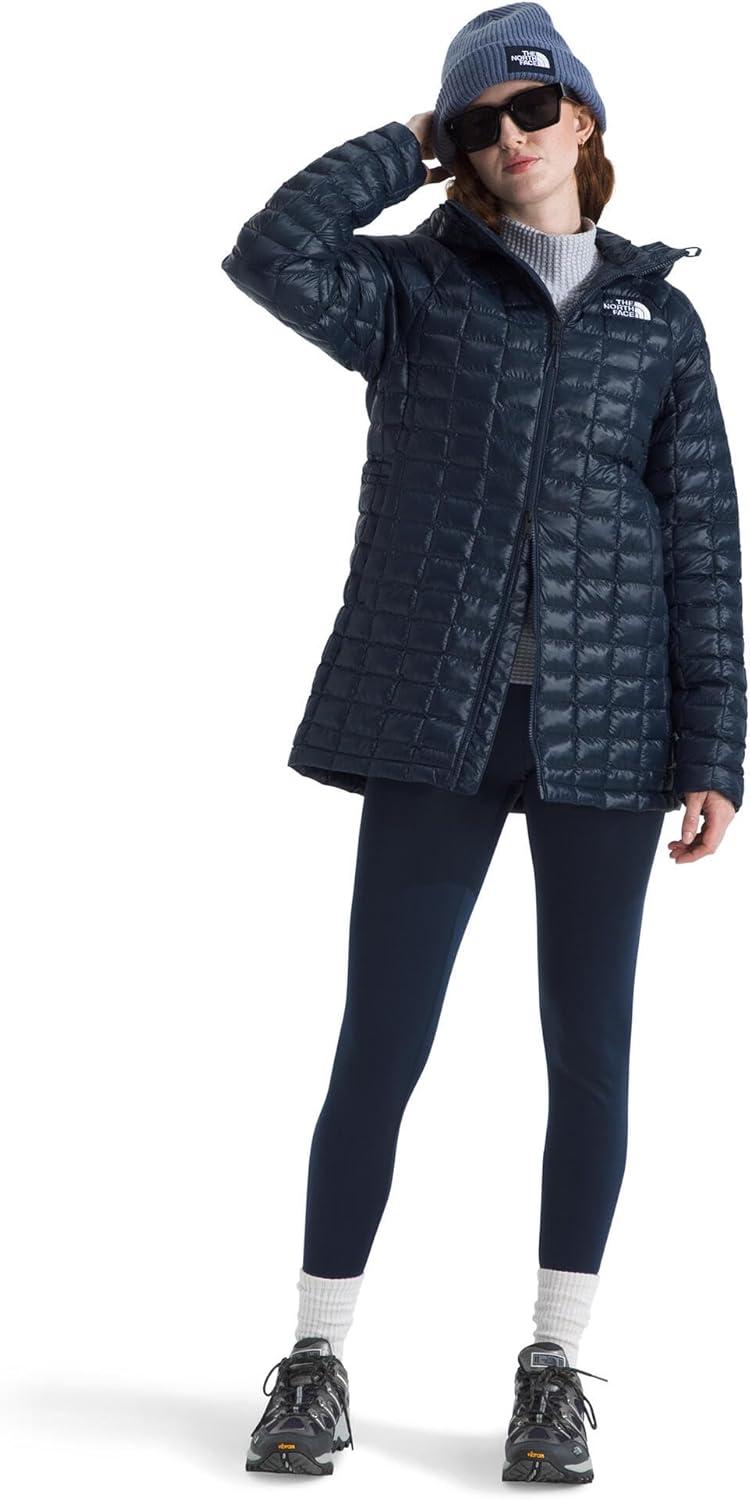 imageTHE NORTH FACE Womens Thermoball Hooded Parka Standard ampamp Plus Size High Loft Insulation Wind ampamp Water ResistantSummit Navy