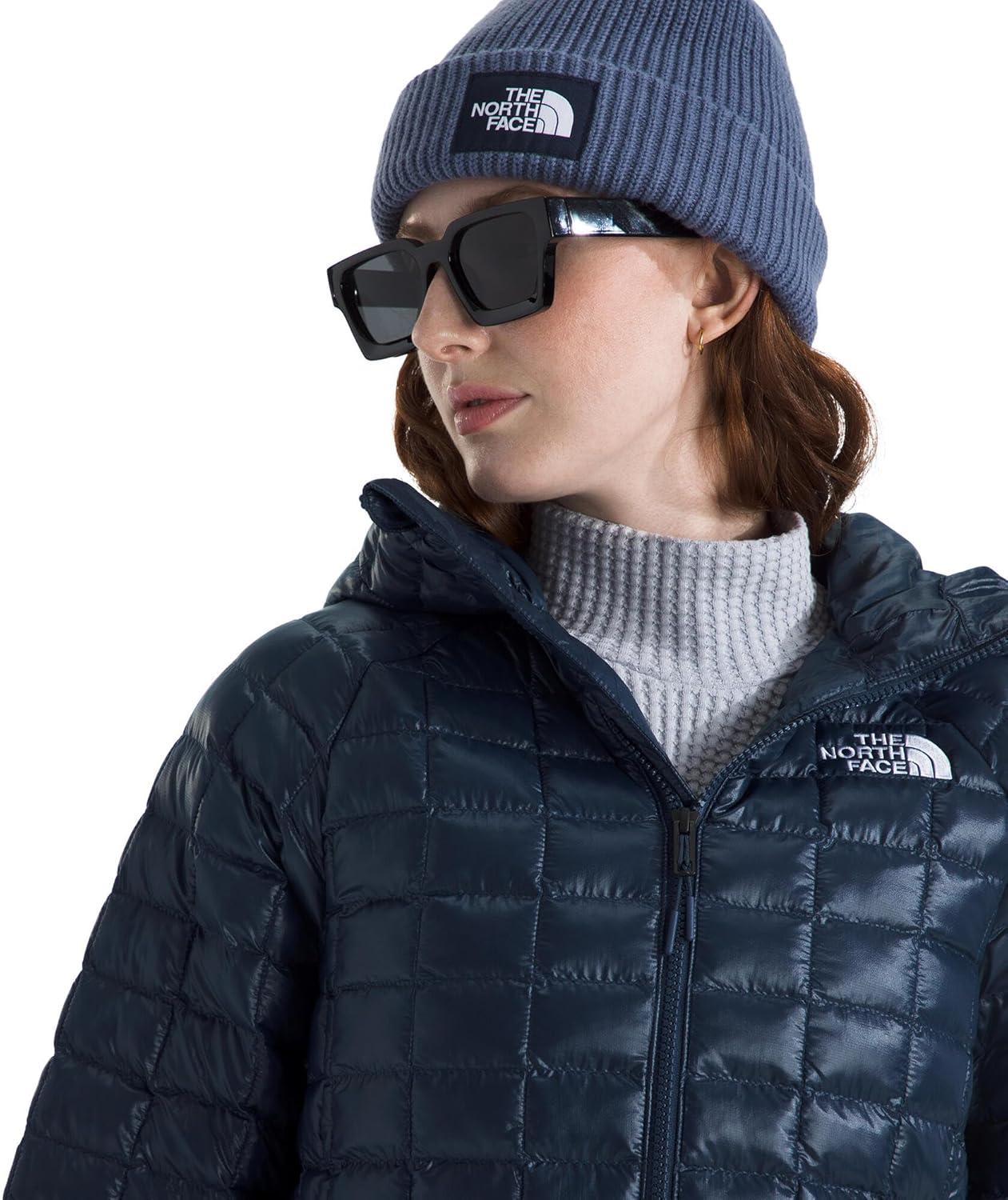 imageTHE NORTH FACE Womens Thermoball Hooded Parka Standard ampamp Plus Size High Loft Insulation Wind ampamp Water ResistantSummit Navy