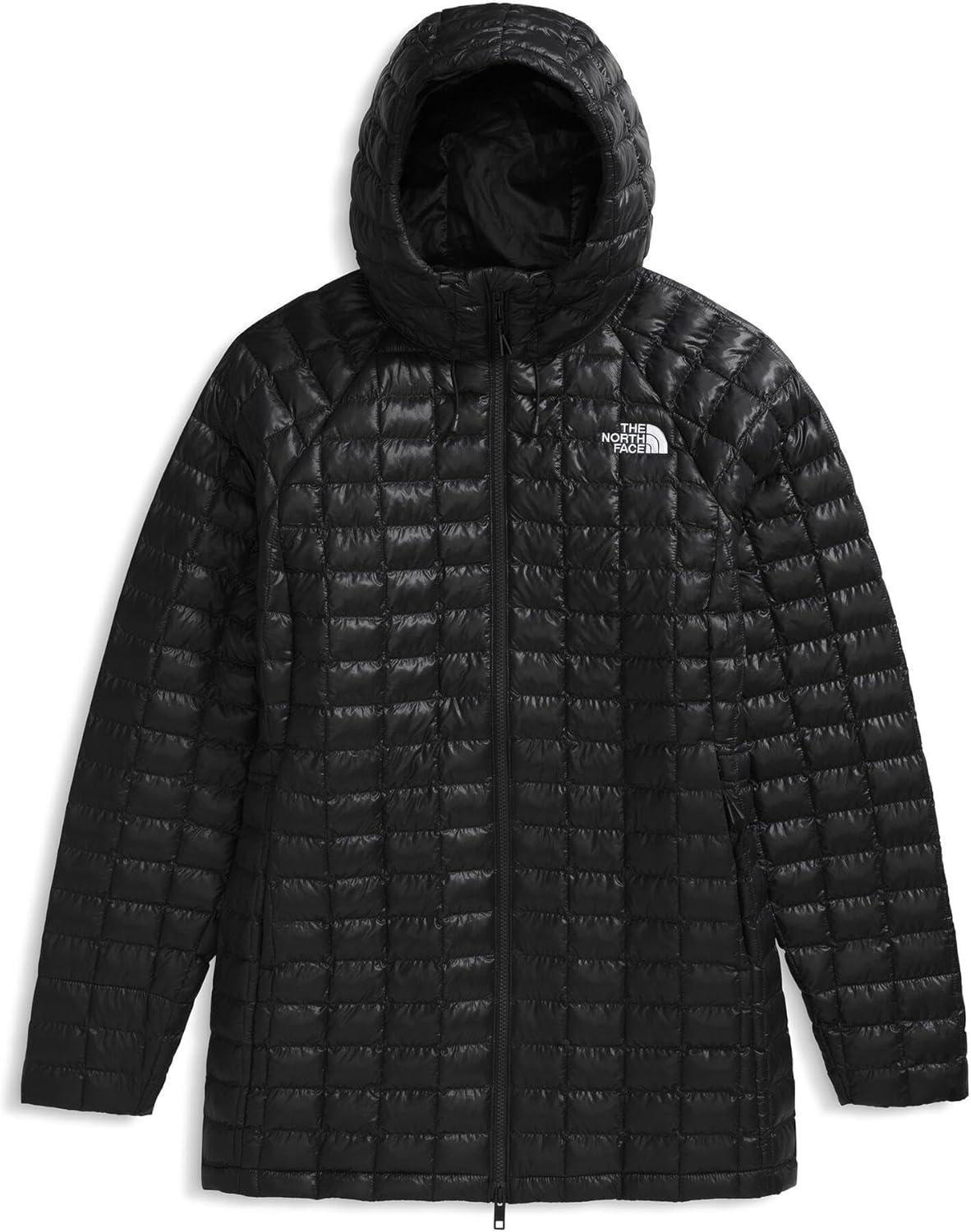 imageTHE NORTH FACE Womens Thermoball Hooded Parka Standard ampamp Plus Size High Loft Insulation Wind ampamp Water ResistantTnf Black