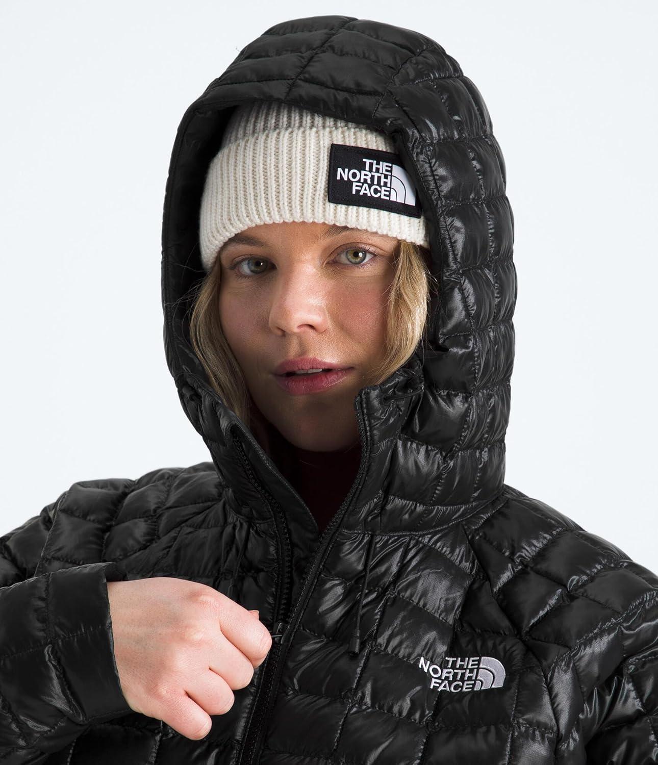 imageTHE NORTH FACE Womens Thermoball Hooded Parka Standard ampamp Plus Size High Loft Insulation Wind ampamp Water ResistantTnf Black
