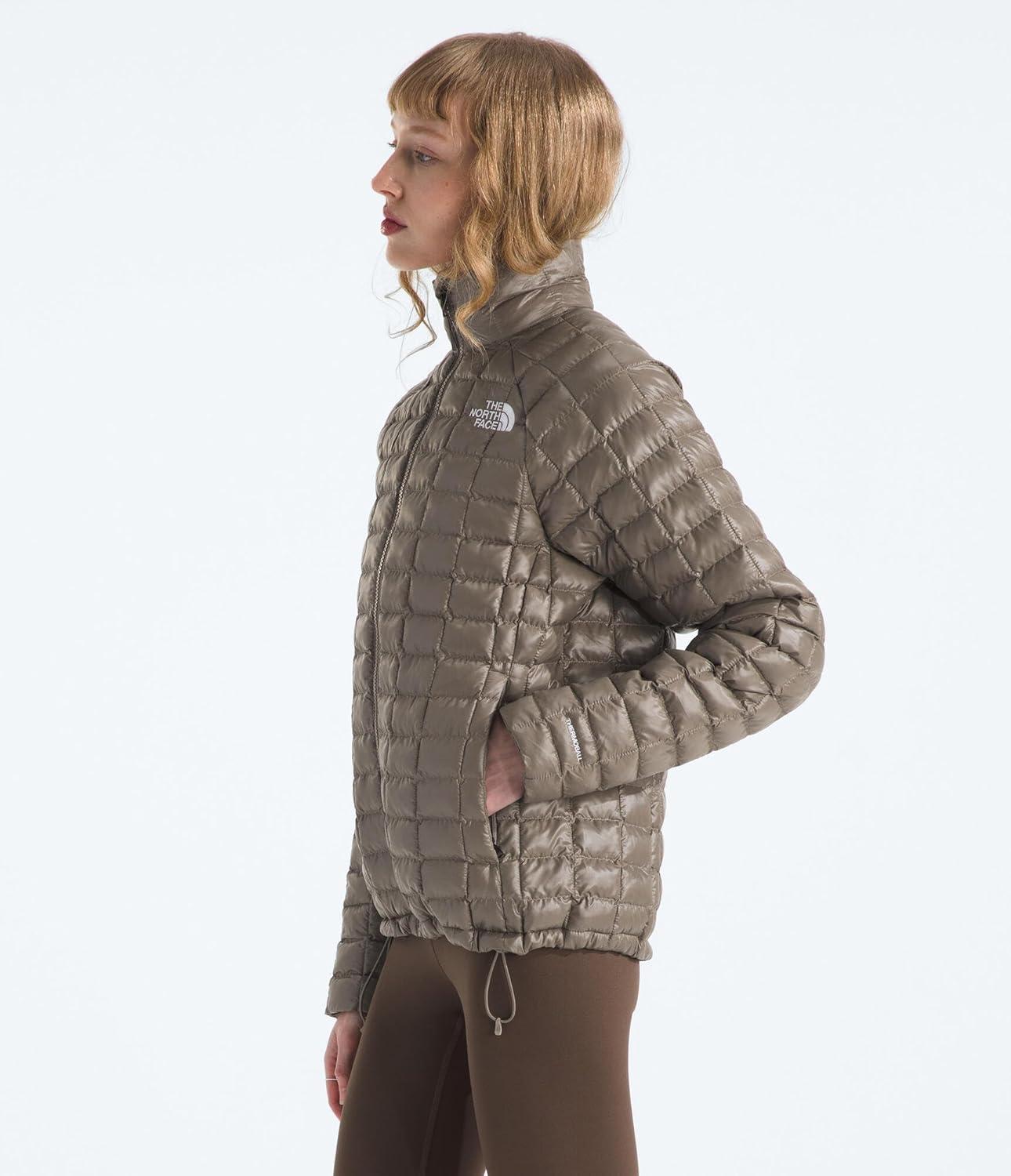 imageTHE NORTH FACE Womens Thermoball Insulated Jacket Standard ampamp Plus SizeMocha Brown