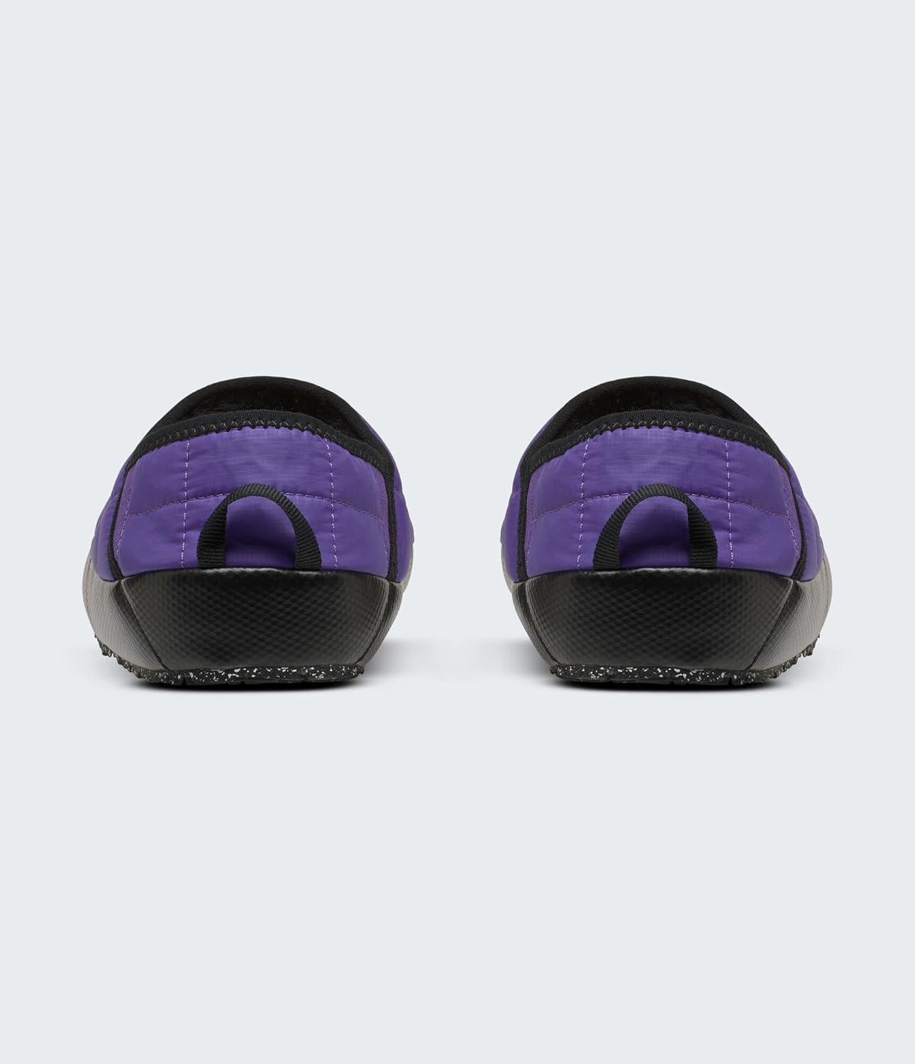imageTHE NORTH FACE Womens Thermoball Traction Mule V Winter Shoe Insulated ampamp Water Repellent Rubber OutsolePeak PurpleTnf Black