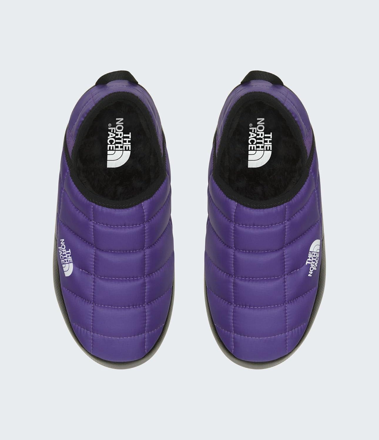 imageTHE NORTH FACE Womens Thermoball Traction Mule V Winter Shoe Insulated ampamp Water Repellent Rubber OutsolePeak PurpleTnf Black