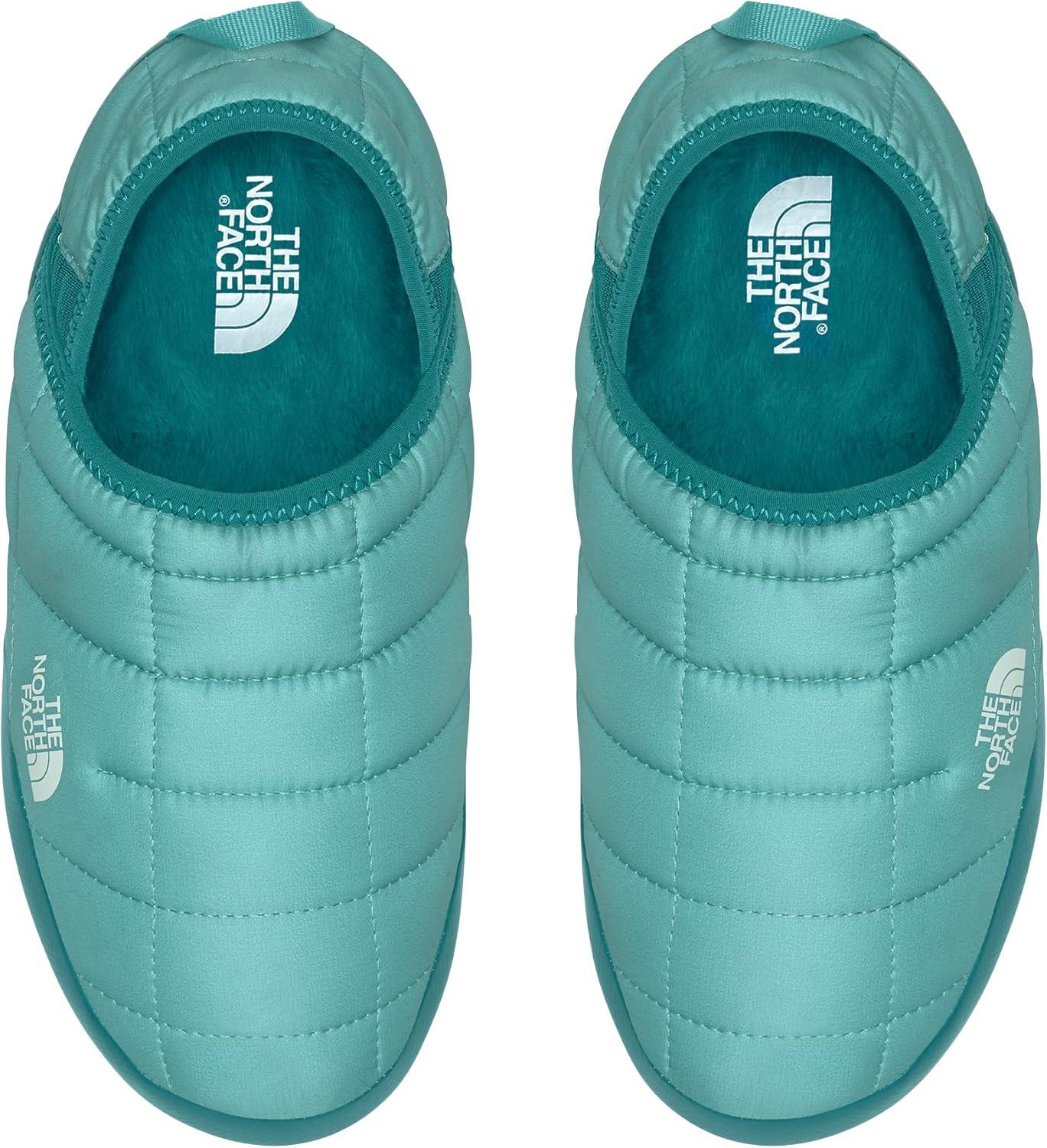 imageTHE NORTH FACE Womens Thermoball Traction Mule V Winter Shoe Insulated ampamp Water Repellent Rubber OutsoleWasabiHarbor Blue