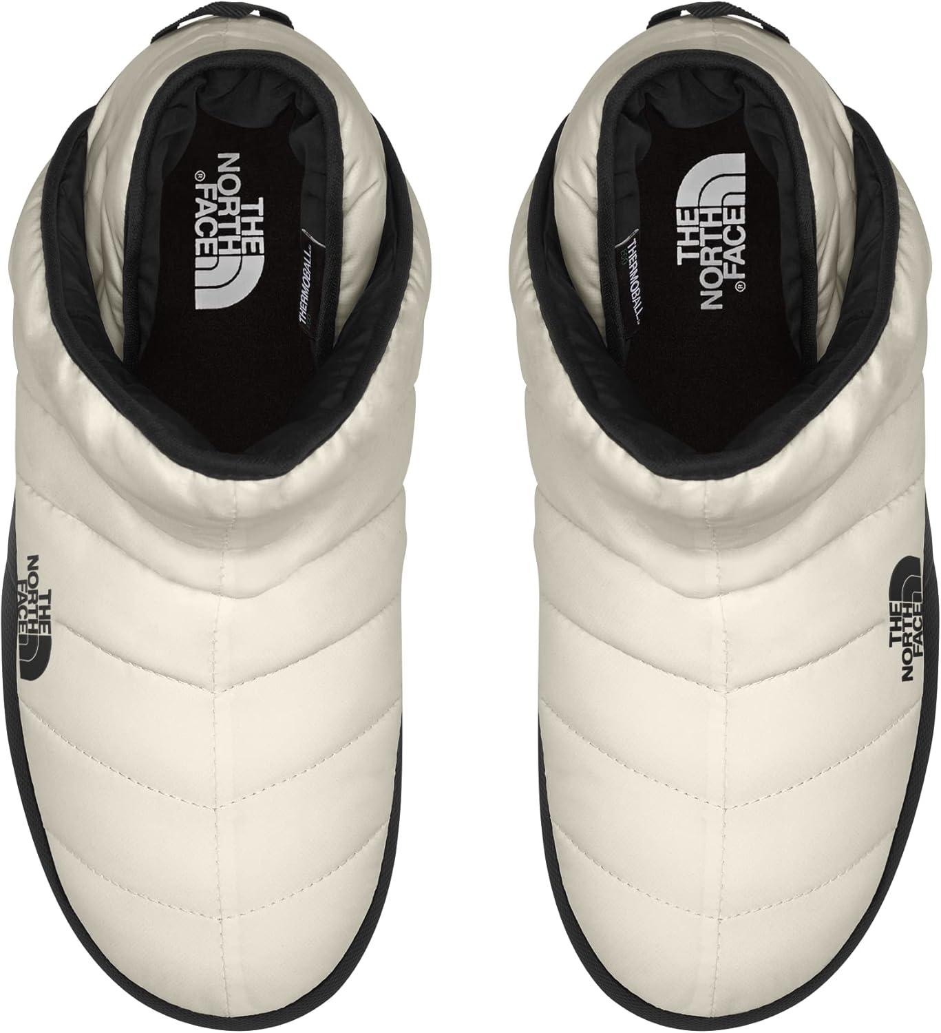 imageTHE NORTH FACE Womens Thermoball Traction Winter Bootie Insulated ampamp Water Repellent Rubber OutsoleGardenia WhiteTnf Black
