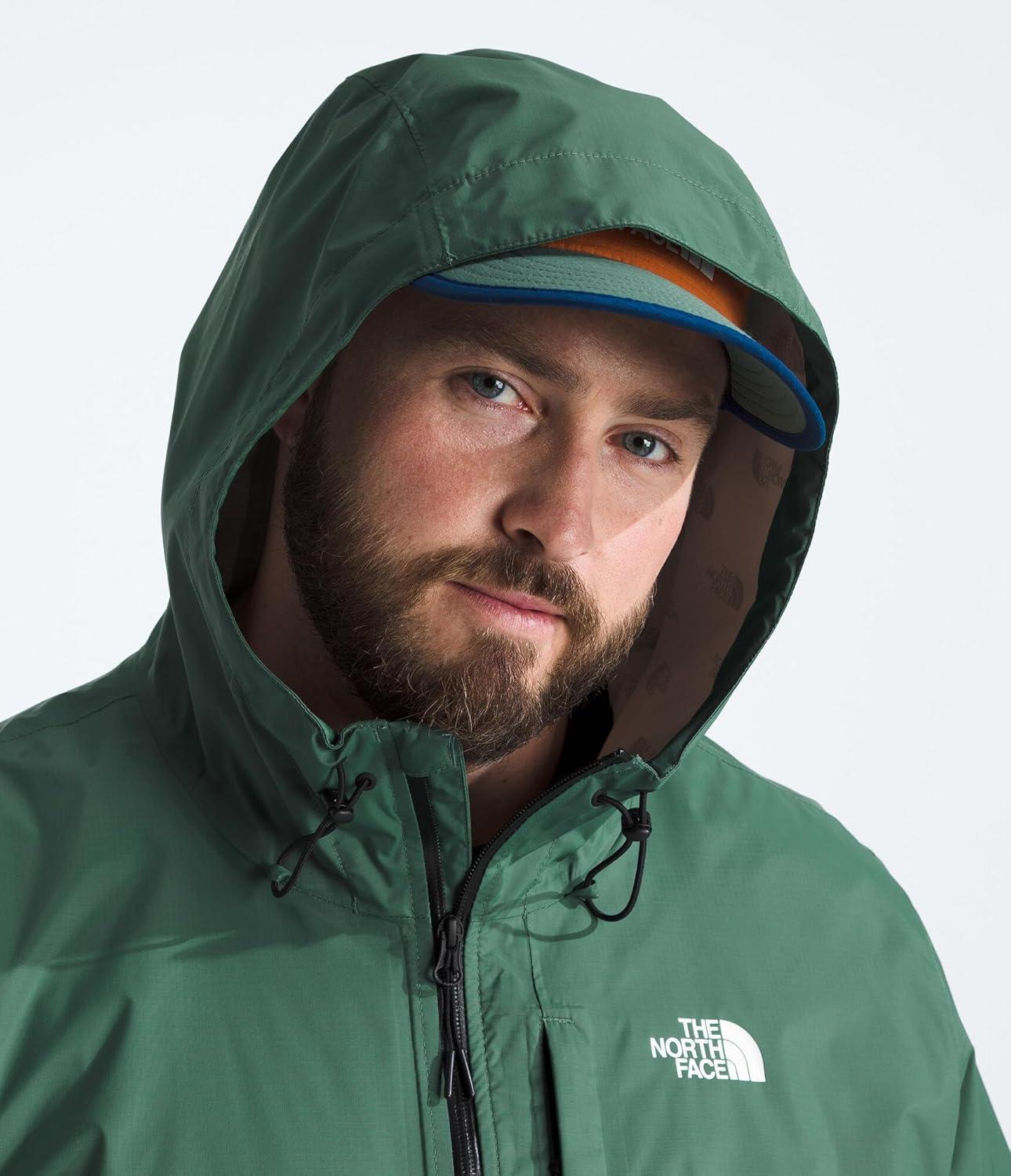 imageTHE NORTH FACE Womens Venture 2 Waterproof Hooded Rain Jacket Raincoat With Breathable Dryvent 25l Fabric PitzipsDuck Green