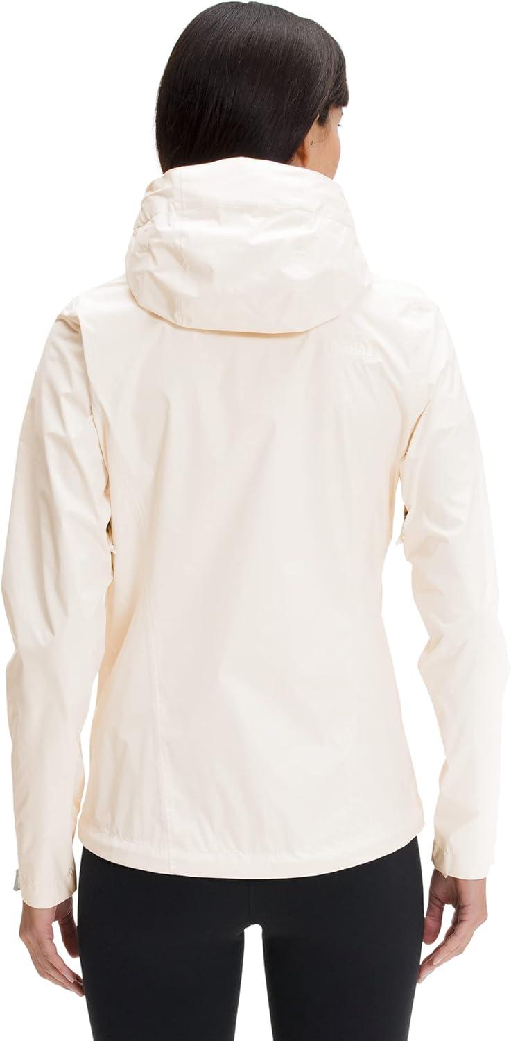 imageTHE NORTH FACE Womens Venture 2 Waterproof Hooded Rain Jacket Raincoat With Breathable Dryvent 25l Fabric PitzipsGardenia White