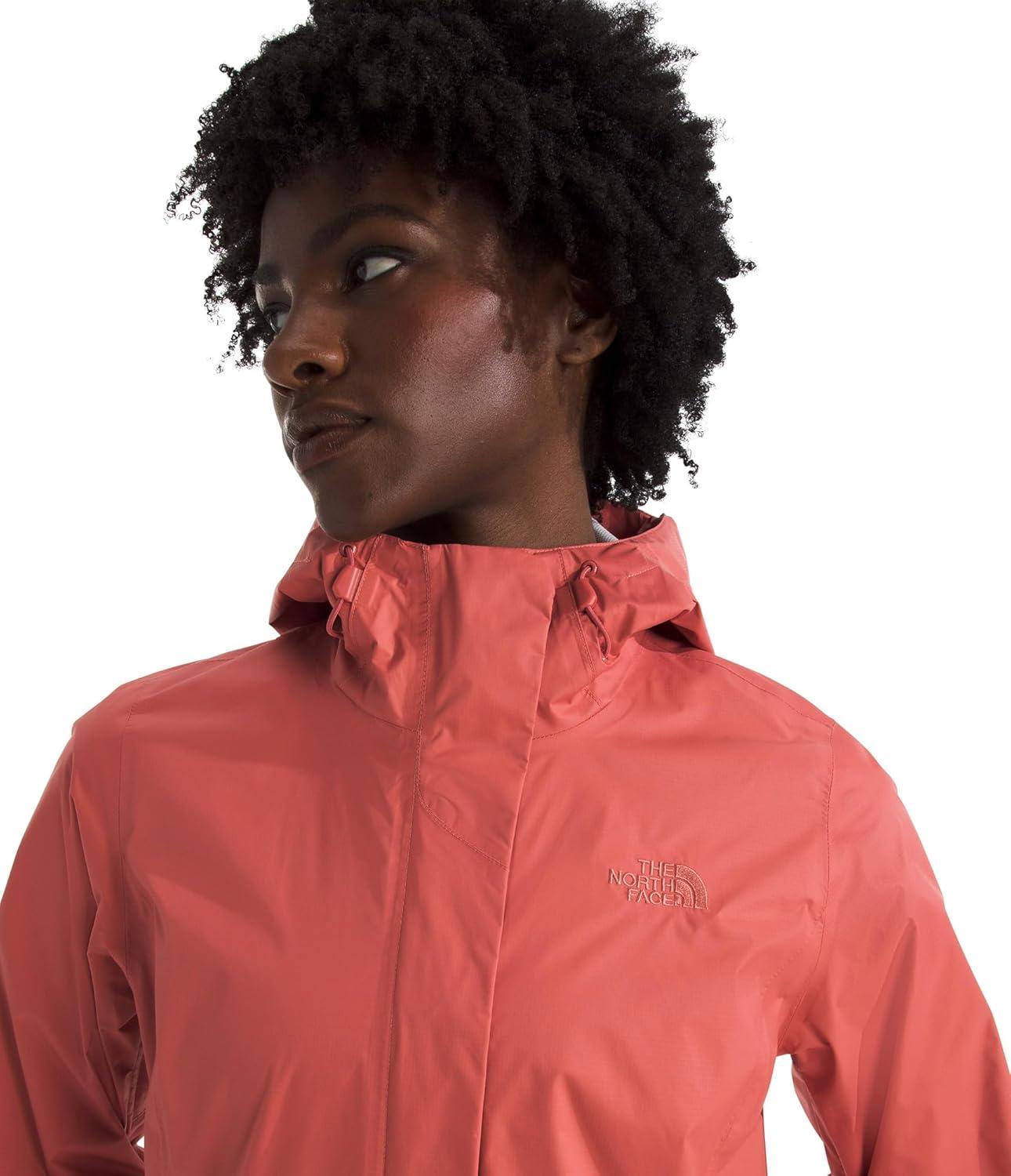 imageTHE NORTH FACE Womens Venture 2 Waterproof Hooded Rain Jacket Raincoat With Breathable Dryvent 25l Fabric PitzipsMars Dust