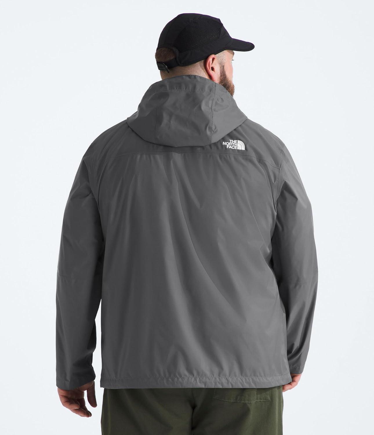 imageTHE NORTH FACE Womens Venture 2 Waterproof Hooded Rain Jacket Raincoat With Breathable Dryvent 25l Fabric PitzipsSmoked Pearl