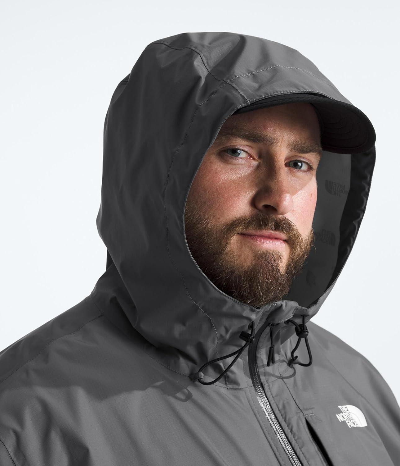 imageTHE NORTH FACE Womens Venture 2 Waterproof Hooded Rain Jacket Raincoat With Breathable Dryvent 25l Fabric PitzipsSmoked Pearl