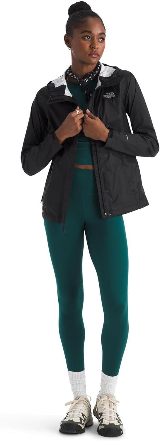 imageTHE NORTH FACE Womens Venture 2 Waterproof Hooded Rain Jacket Raincoat With Breathable Dryvent 25l Fabric PitzipsTnf Black