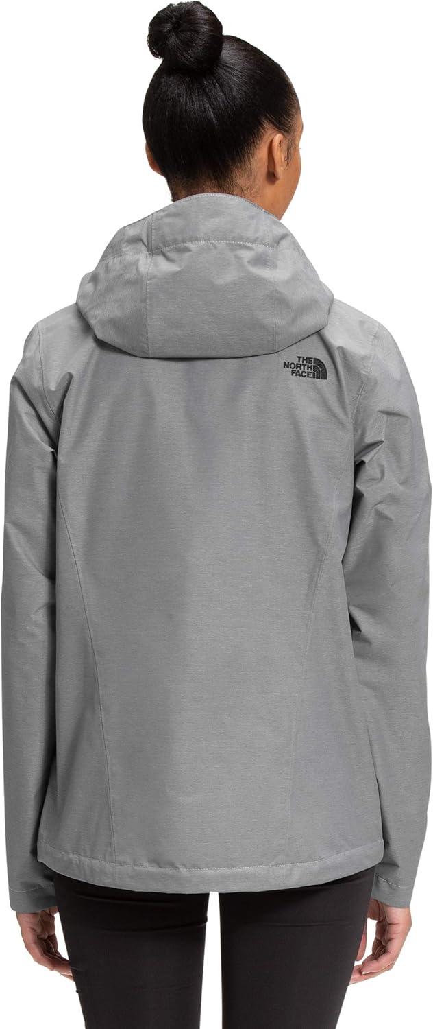 imageTHE NORTH FACE Womens Venture 2 Waterproof Hooded Rain Jacket Raincoat With Breathable Dryvent 25l Fabric PitzipsTnf Medium Heather Grey