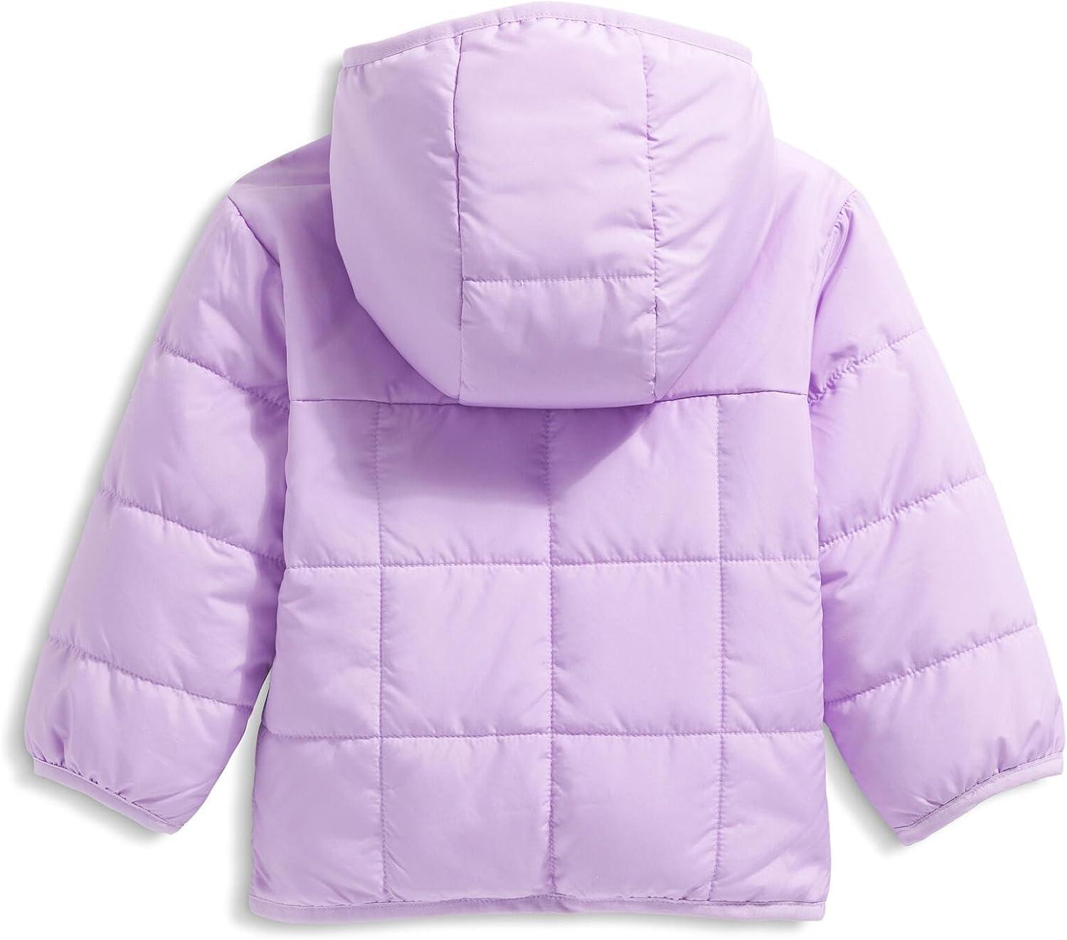 imageTHE NORTH FACE babygirls Reversible Shasta Full Zip Hooded JacketLite Lilac