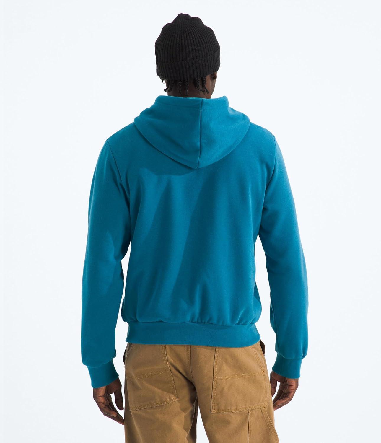 imageTHE NORTH FACE mens Evolution Bts Hoodie 2 Piece Hood With Adjustable Drawcord Kangaroo Hand Pocket Ribbed Cuffs ampamp HemDusk Blue