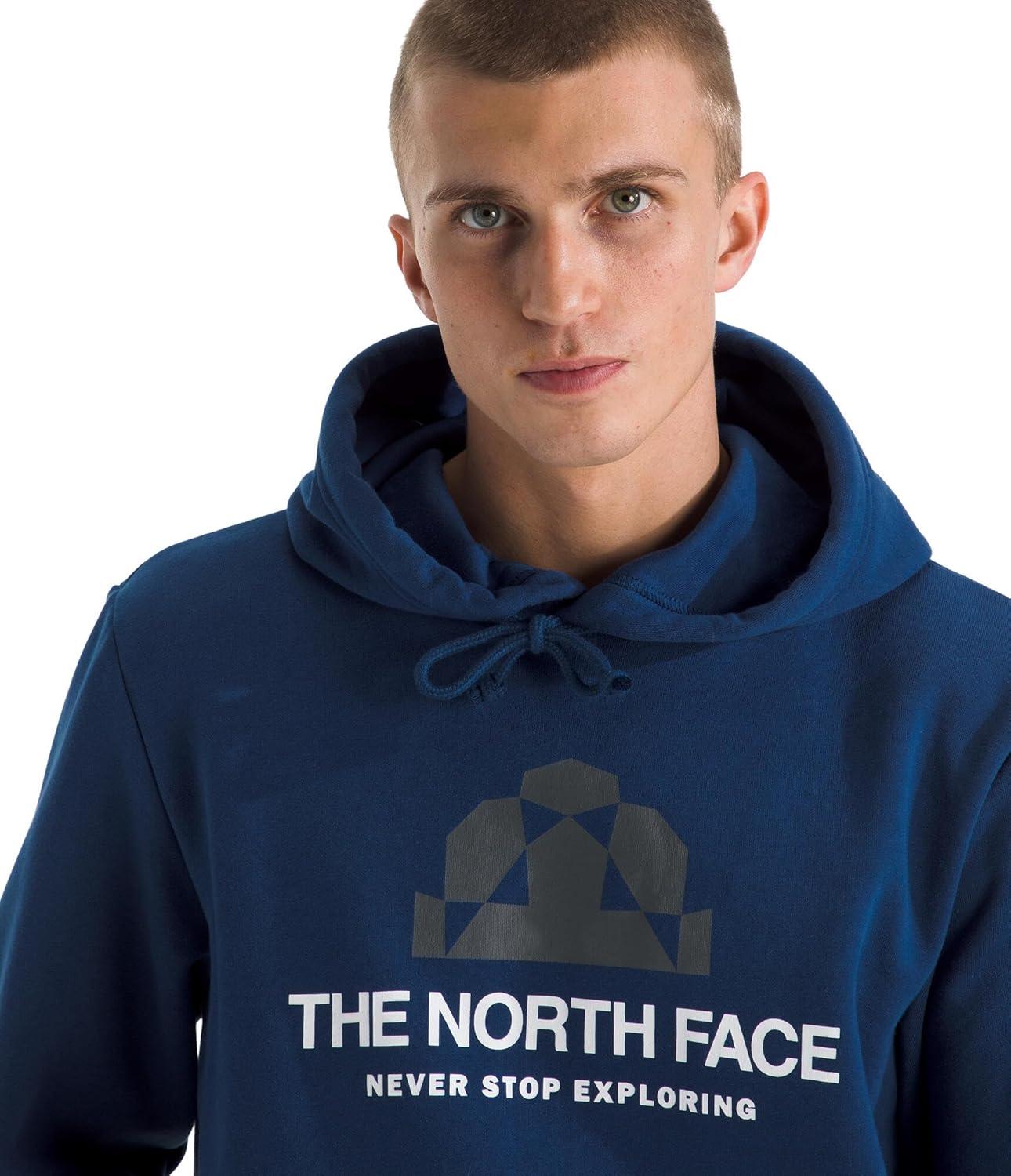 imageTHE NORTH FACE mens Evolution Bts Hoodie 2 Piece Hood With Adjustable Drawcord Kangaroo Hand Pocket Ribbed Cuffs ampamp HemEstate Blue
