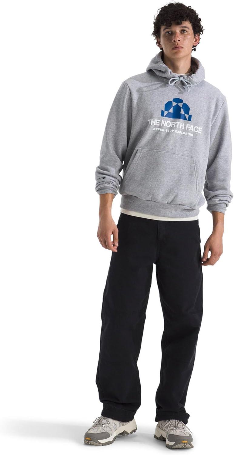 imageTHE NORTH FACE mens Evolution Bts Hoodie 2 Piece Hood With Adjustable Drawcord Kangaroo Hand Pocket Ribbed Cuffs ampamp HemTnf Pale Grey Heather