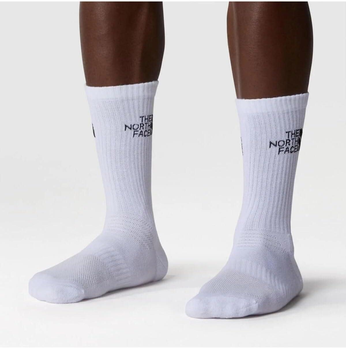 imageTHE NORTH FACE mens Multisport Cush Crew SockTnf White