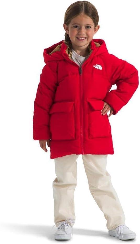 imageTHE NORTH FACE unisexbaby North Down Fleecelined ParkaTnf Red