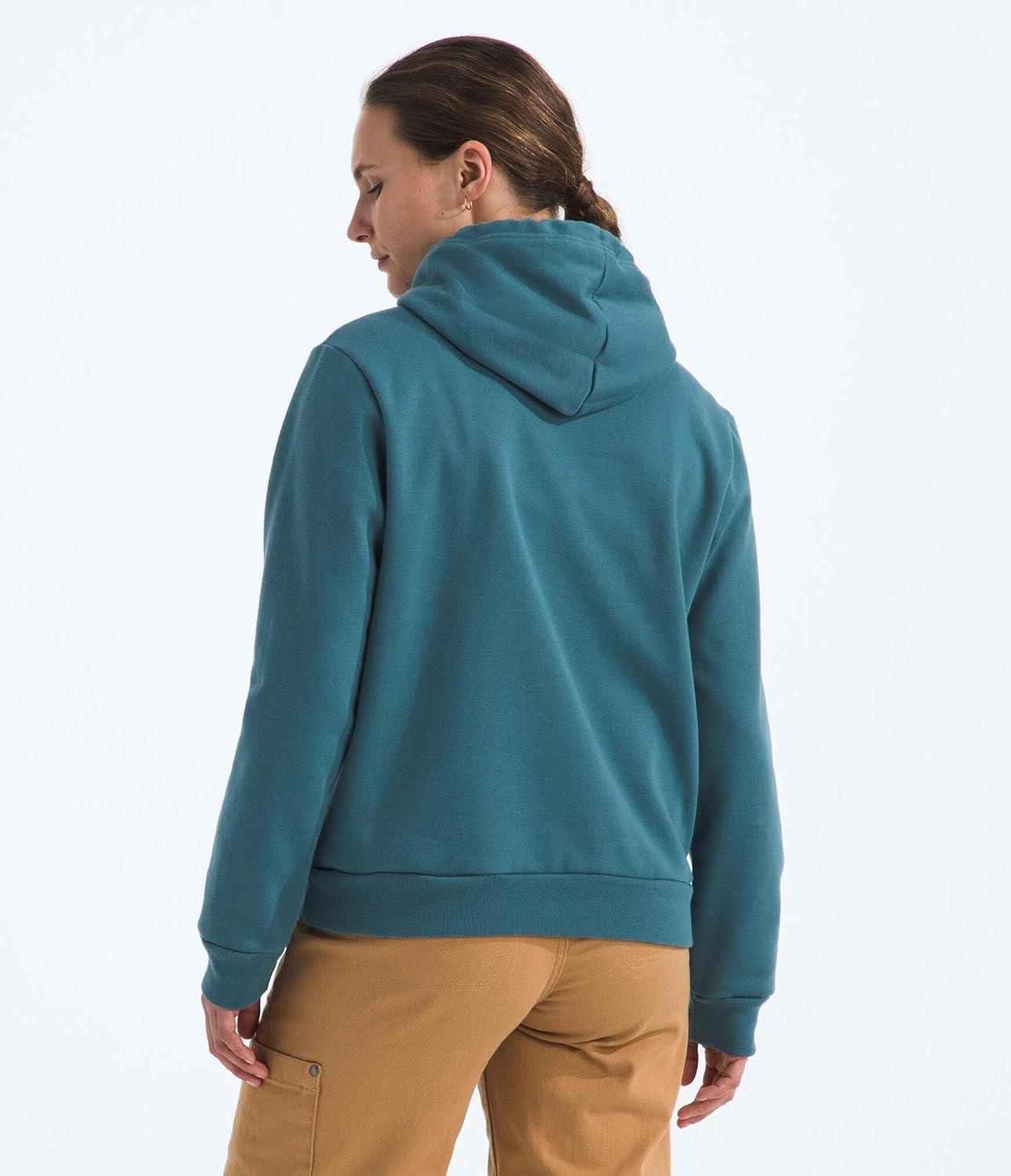 imageTHE NORTH FACE womens Evolution Edge of Light Half Dome Hoodie Hood With Adjustable Drawcord Kangaroo Hand PocketSpace