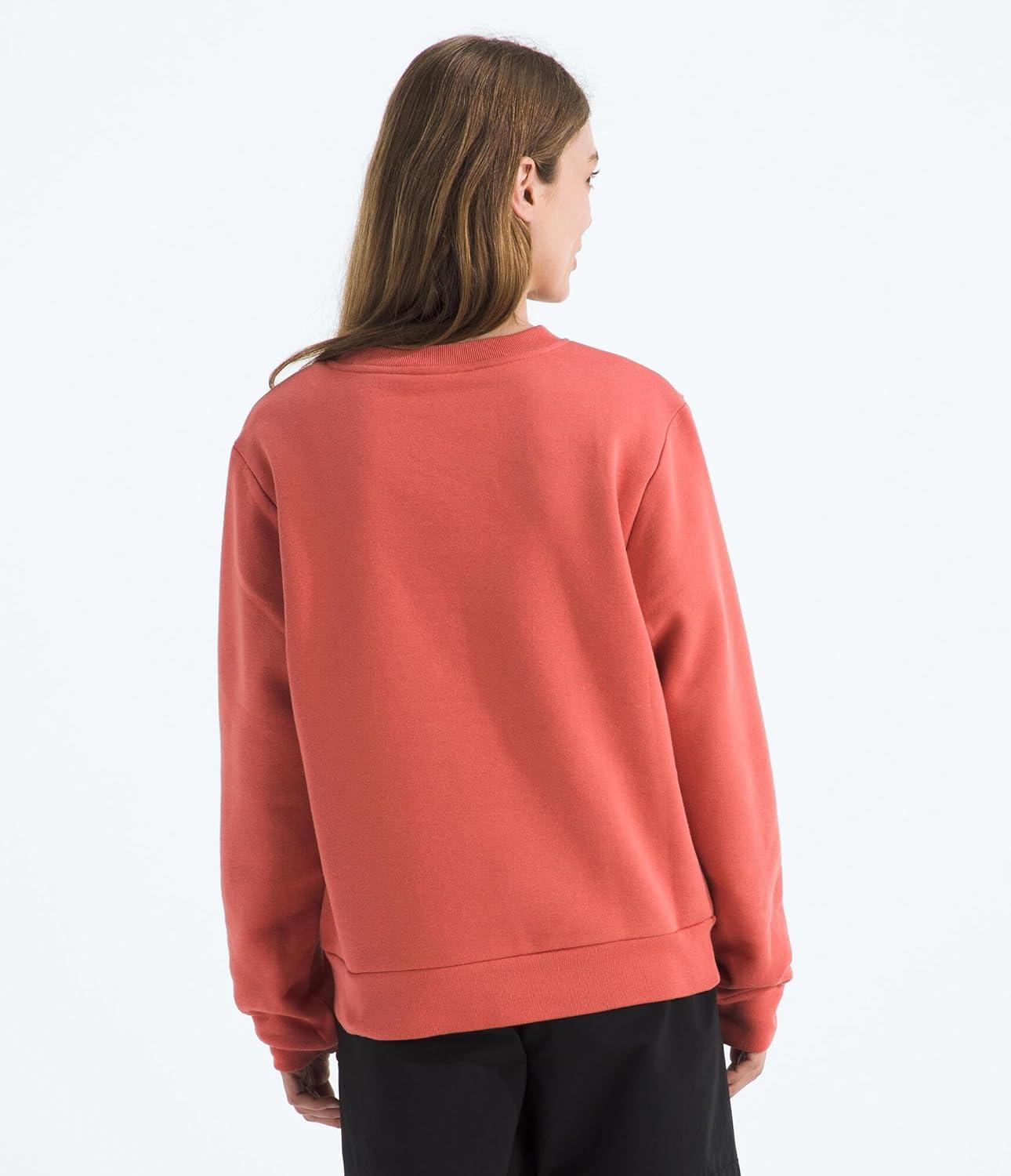imageTHE NORTH FACE womens Evolution Sketch Logo Half Dome Crew Everyday Shirt With a Logo GraphicMars Dust