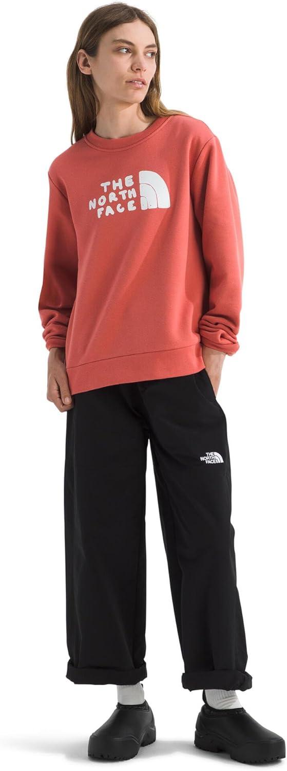 imageTHE NORTH FACE womens Evolution Sketch Logo Half Dome Crew Everyday Shirt With a Logo GraphicMars Dust