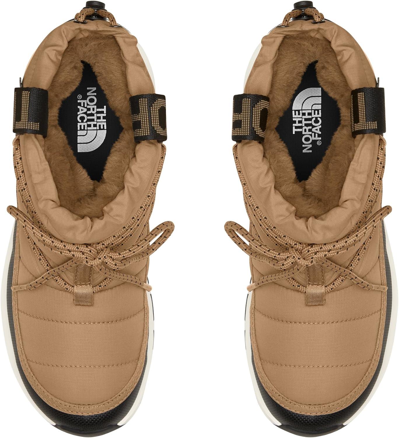 imageTHE NORTH FACE womens Thermoball Traction BootieAlmond ButterTnf Black