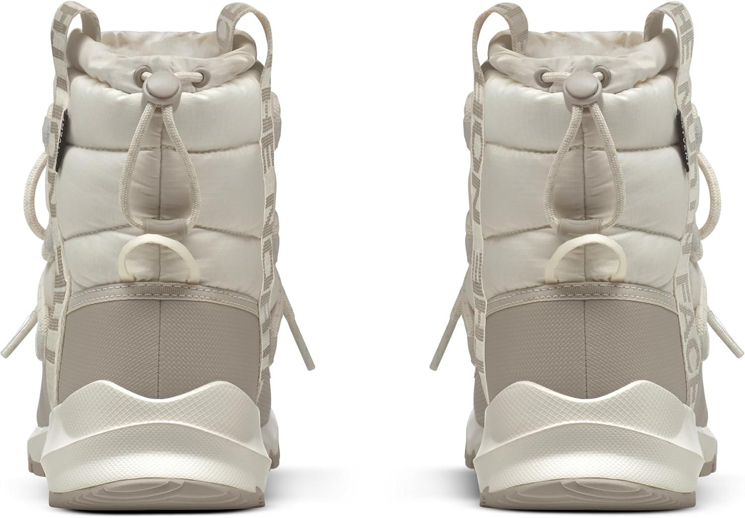 imageTHE NORTH FACE womens Thermoball Traction BootieGardenia WhiteSilver Grey