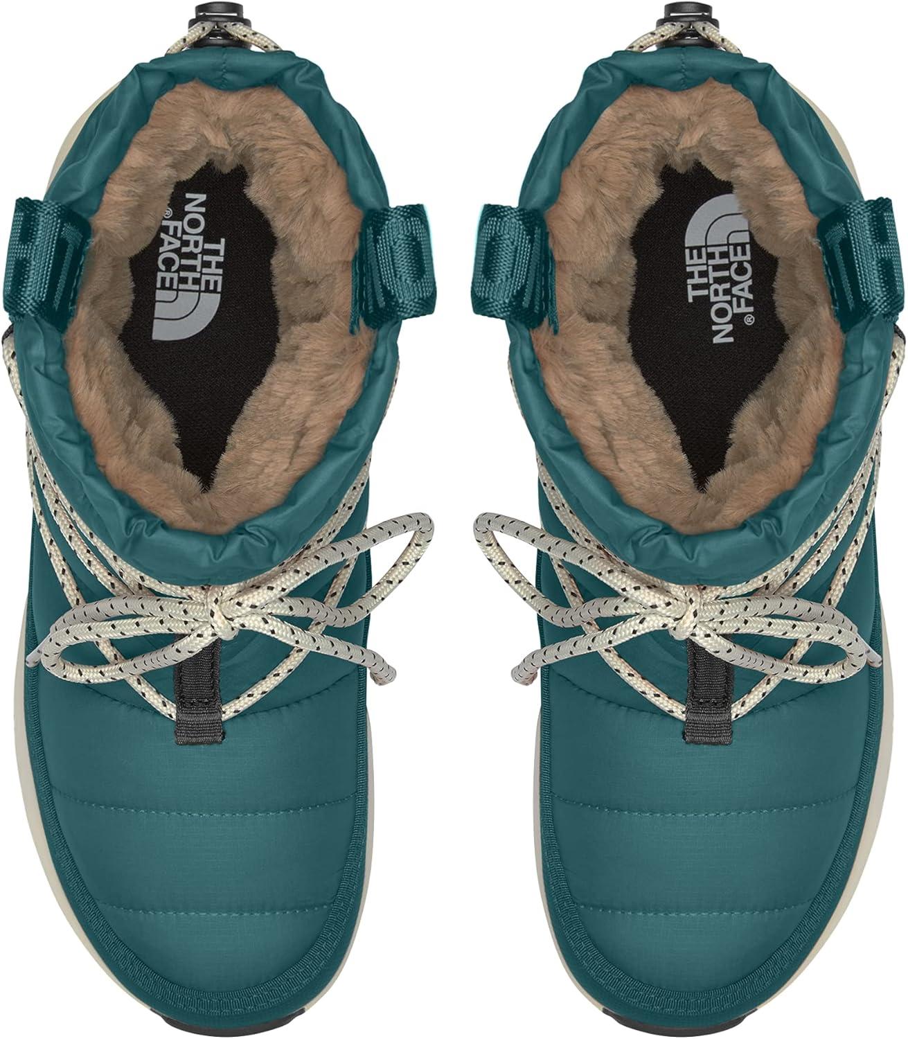 imageTHE NORTH FACE womens Thermoball Traction BootieShaded SpruceVintage White