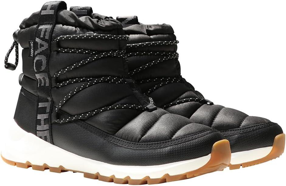 imageTHE NORTH FACE womens Thermoball Traction BootieTnf BlackGardenia White