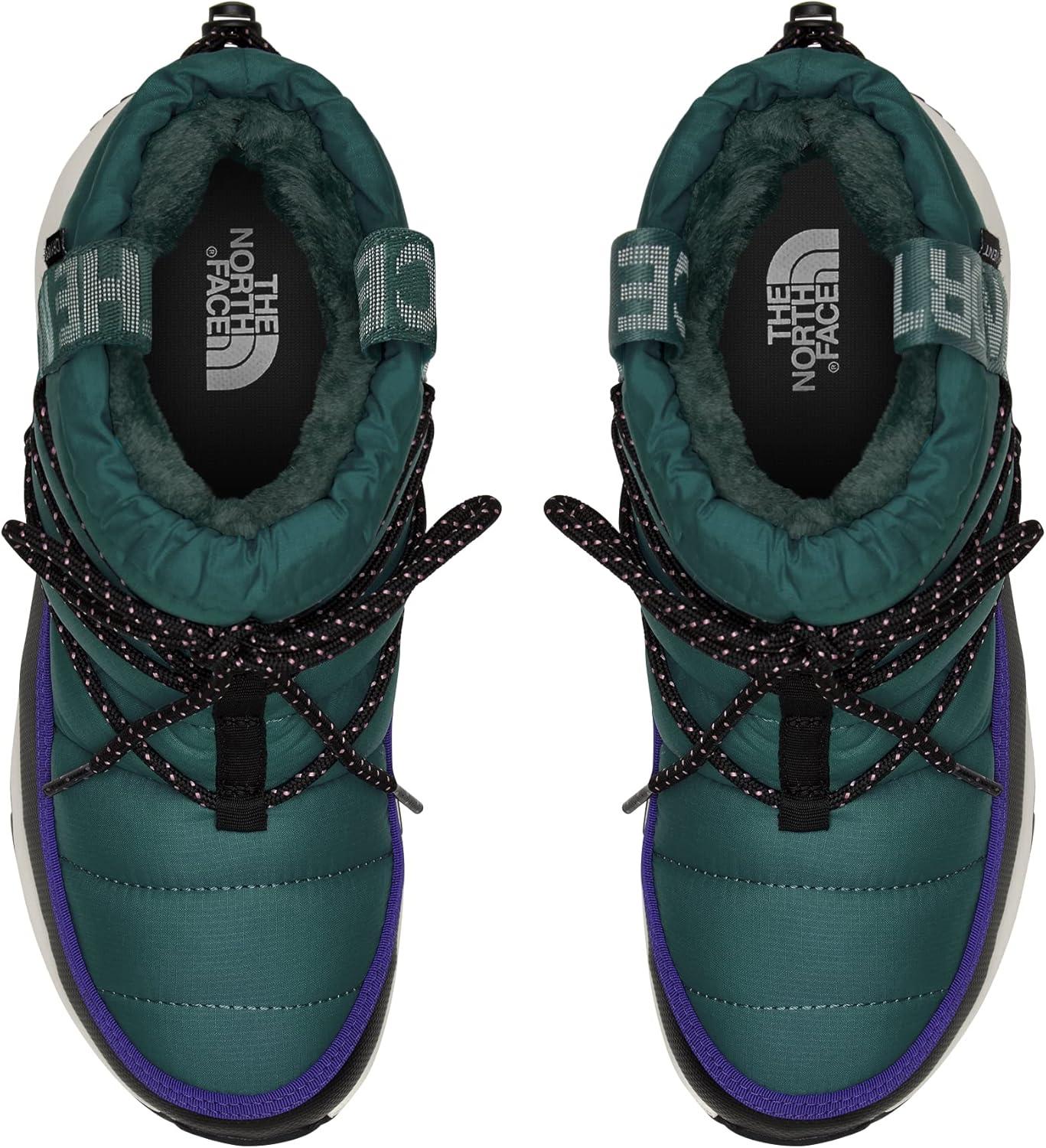 imageTHE NORTH FACE womens Thermoball Traction BootieTnf BlackPonderosa Green