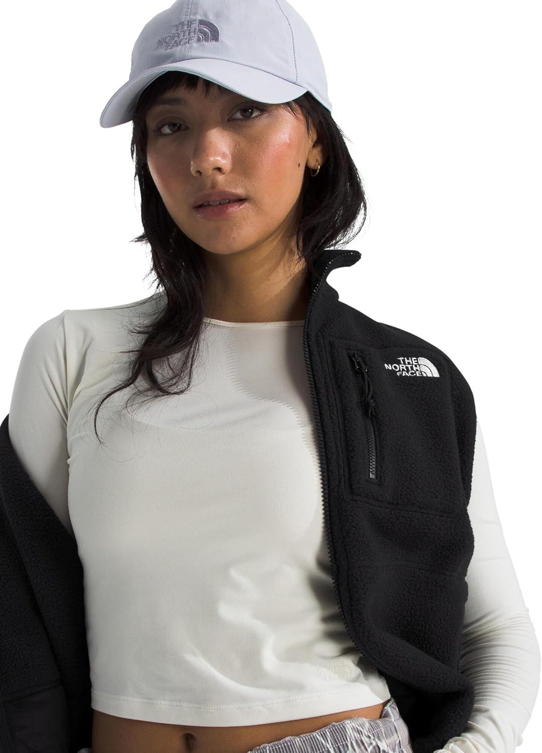 imageTHE North Face Womens Yumiori Vest Lightweight Fleece Zip Up with Stretch Fabric Inner Cinch Cord ampamp Secure Zip PocketsTnf Black