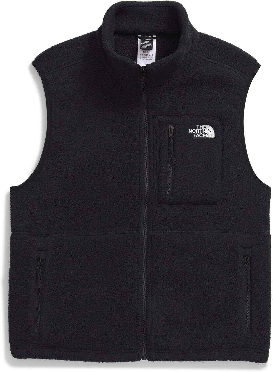 imageTHE North Face Womens Yumiori Vest Lightweight Fleece Zip Up with Stretch Fabric Inner Cinch Cord ampamp Secure Zip PocketsTnf Black