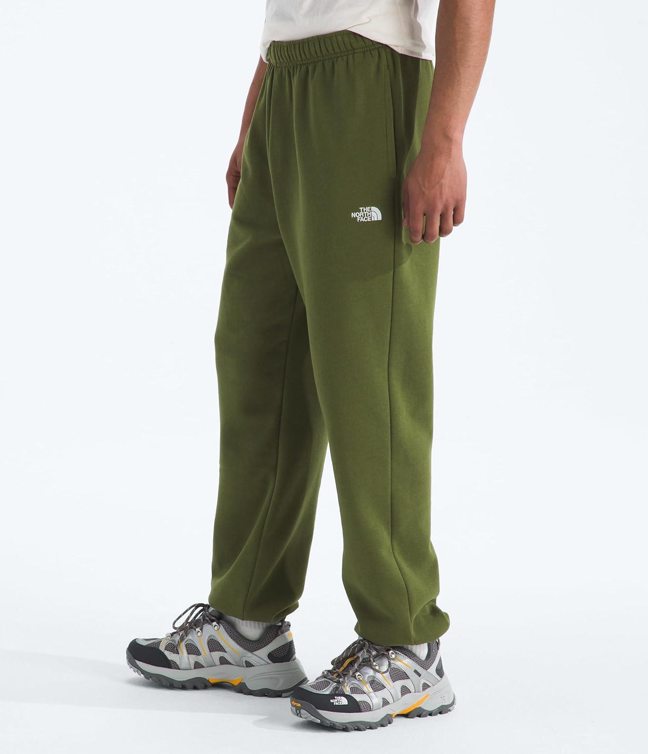 imageThe North FACE Mens Evolution Simple Dome Pant Elastic Waistband with Adjustable Drawcord Hand Pockets Elasticated CuffsWoodland Green