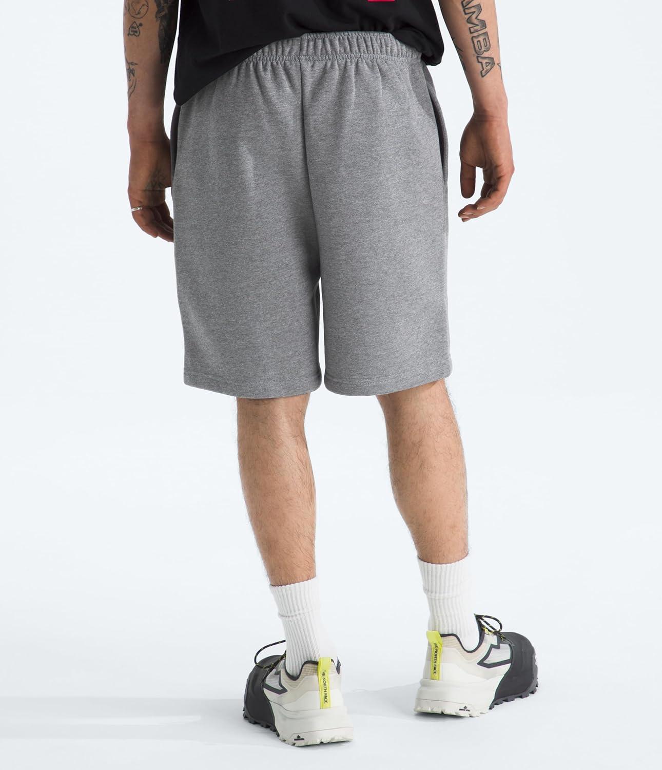 imageThe North FACE Mens Evolution Simple Dome Short Elastic Waistband with Adjustable Drawcord Hand Pockets Ribbed CuffsTnf Mid Grey Heather