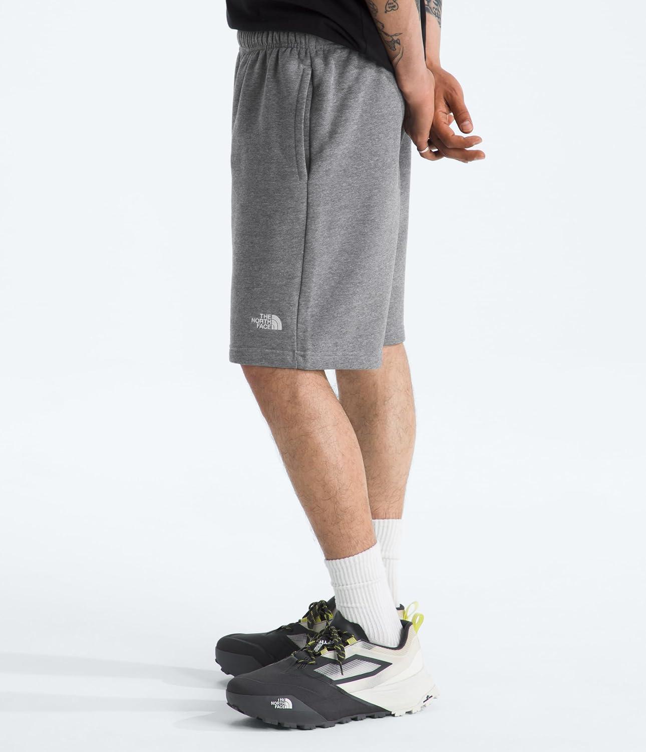 imageThe North FACE Mens Evolution Simple Dome Short Elastic Waistband with Adjustable Drawcord Hand Pockets Ribbed CuffsTnf Mid Grey Heather