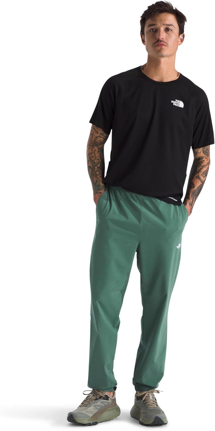 imageThe North FACE Mens Wander Jogger 20 Moisture Wicking Pants Water Repellent Finish Internal DrawcordDuck Green