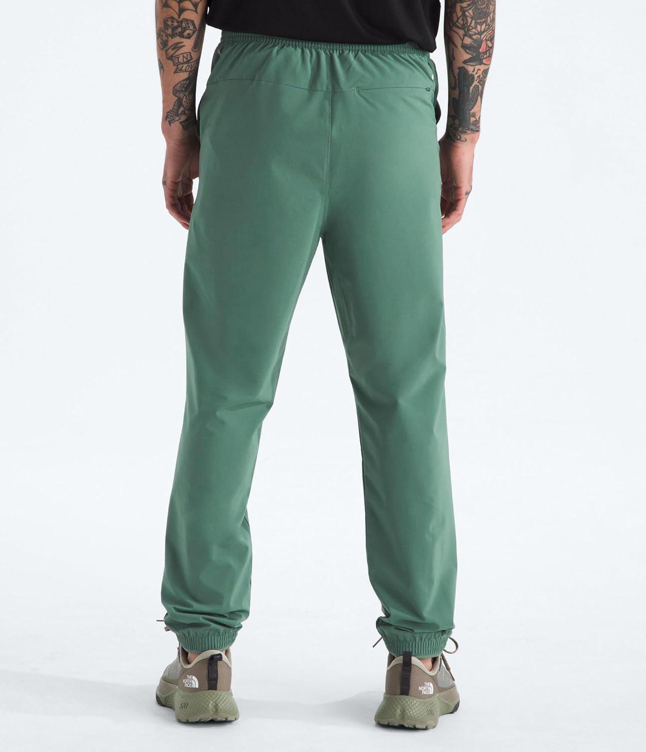 imageThe North FACE Mens Wander Jogger 20 Moisture Wicking Pants Water Repellent Finish Internal DrawcordDuck Green